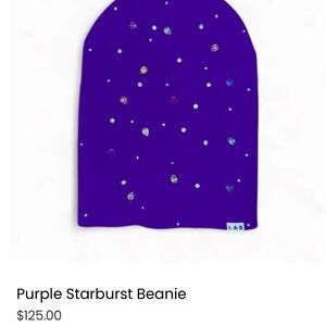 Purple starburts L.A.B (Life’s a Blur) beanie & bonus Beanie - Dual Pack